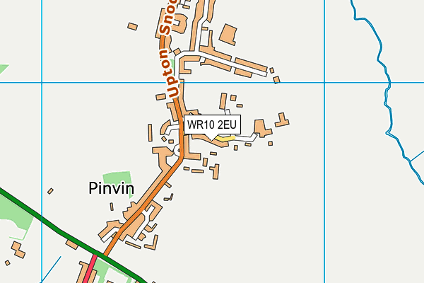 WR10 2EU map - OS VectorMap District (Ordnance Survey)