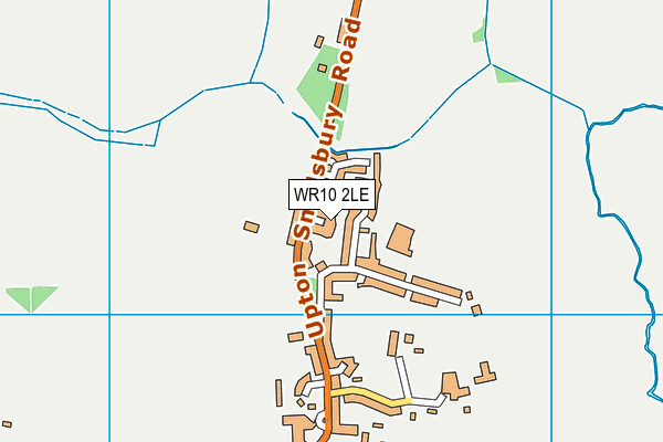 WR10 2LE map - OS VectorMap District (Ordnance Survey)