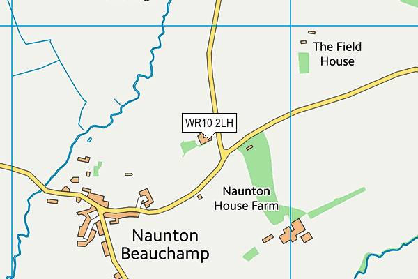 WR10 2LH map - OS VectorMap District (Ordnance Survey)