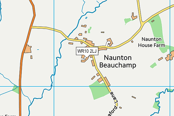 WR10 2LJ map - OS VectorMap District (Ordnance Survey)