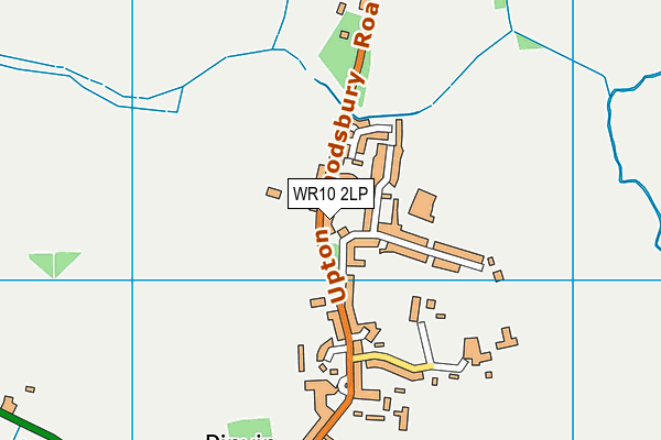 WR10 2LP map - OS VectorMap District (Ordnance Survey)