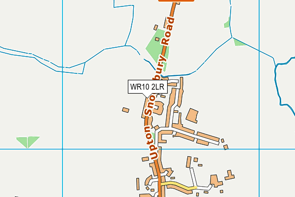 WR10 2LR map - OS VectorMap District (Ordnance Survey)