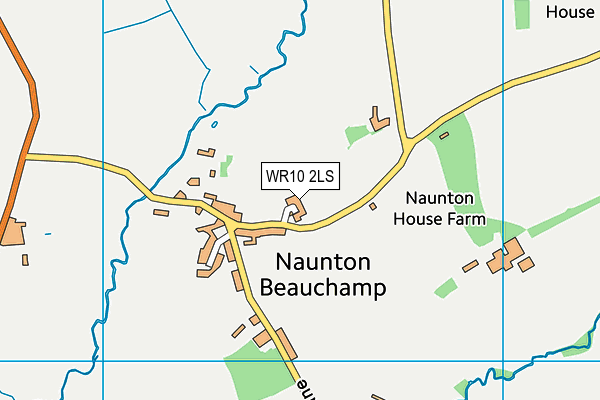 WR10 2LS map - OS VectorMap District (Ordnance Survey)