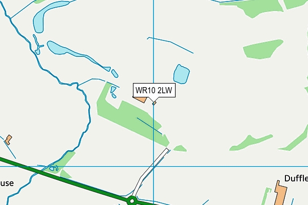 WR10 2LW map - OS VectorMap District (Ordnance Survey)
