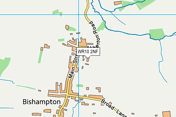 WR10 2NF map - OS VectorMap District (Ordnance Survey)