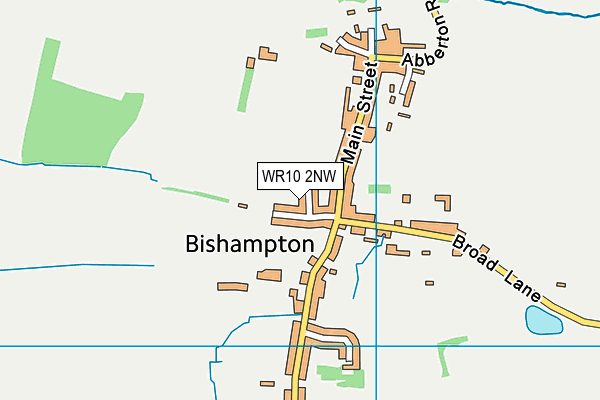 WR10 2NW map - OS VectorMap District (Ordnance Survey)