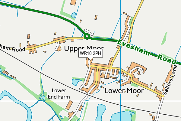 WR10 2PH map - OS VectorMap District (Ordnance Survey)