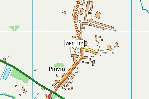 WR10 2TZ map - OS VectorMap District (Ordnance Survey)