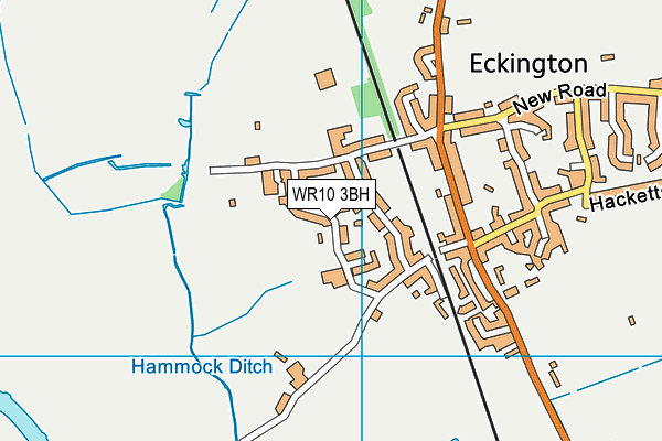 WR10 3BH map - OS VectorMap District (Ordnance Survey)