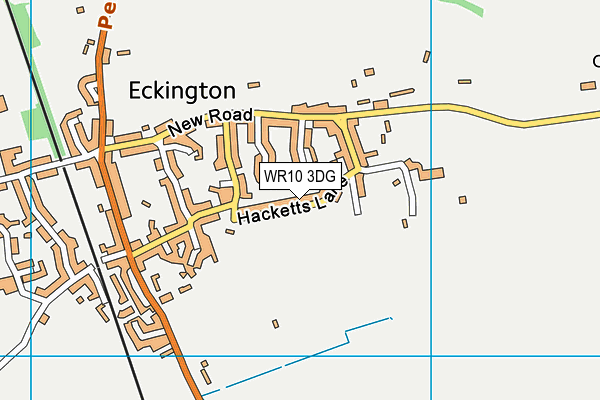 WR10 3DG map - OS VectorMap District (Ordnance Survey)