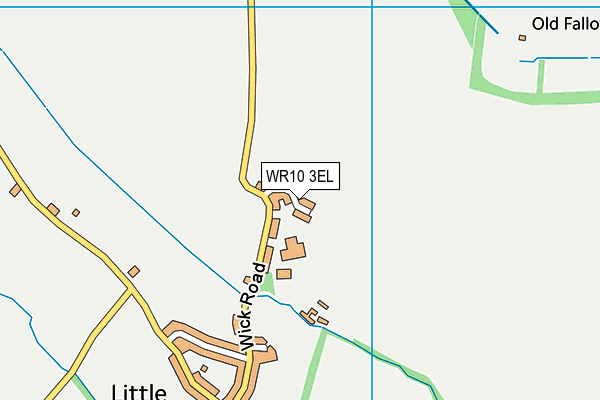 WR10 3EL map - OS VectorMap District (Ordnance Survey)