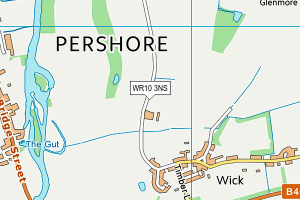 WR10 3NS map - OS VectorMap District (Ordnance Survey)