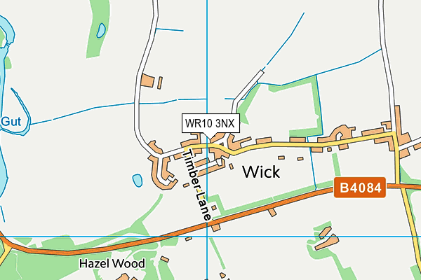 WR10 3NX map - OS VectorMap District (Ordnance Survey)