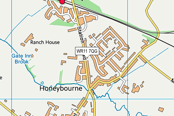 Map of THE HONEYBOURNE PUB COMPANY LIMITED at district scale