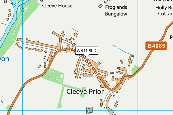 Map of CLEDLYN VILLA LIMITED at district scale