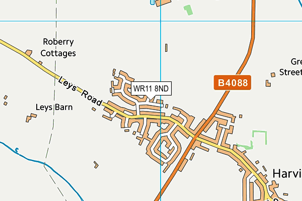WR11 8ND map - OS VectorMap District (Ordnance Survey)