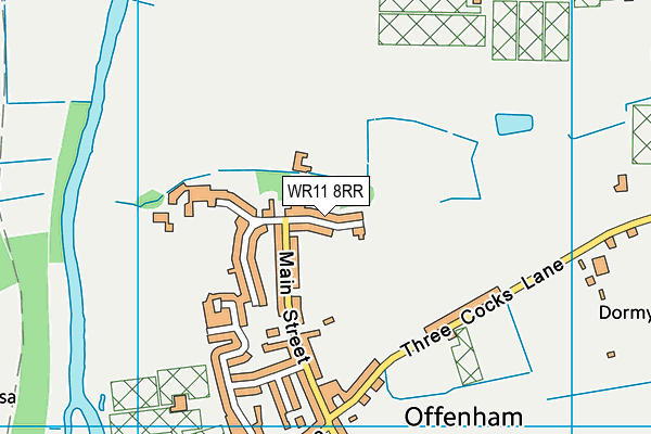 Map of PERSHORE TIMBER LTD at district scale