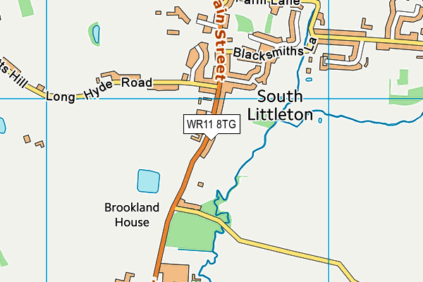 Blackminster Middle School map (WR11 8TG) - OS VectorMap District (Ordnance Survey)