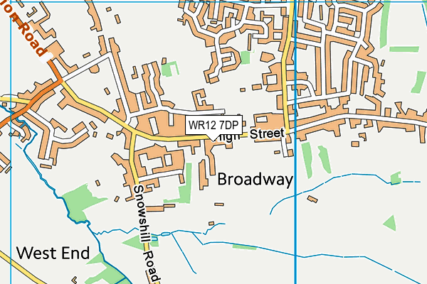 Broadway Activity Park map (WR12 7DP) - OS VectorMap District (Ordnance Survey)