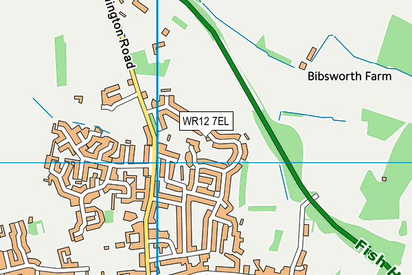 WR12 7EL map - OS VectorMap District (Ordnance Survey)