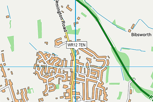 WR12 7EN map - OS VectorMap District (Ordnance Survey)