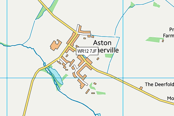 WR12 7JF map - OS VectorMap District (Ordnance Survey)