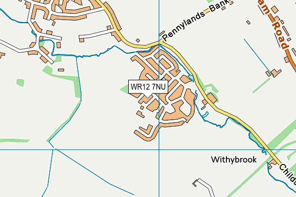 WR12 7NU map - OS VectorMap District (Ordnance Survey)