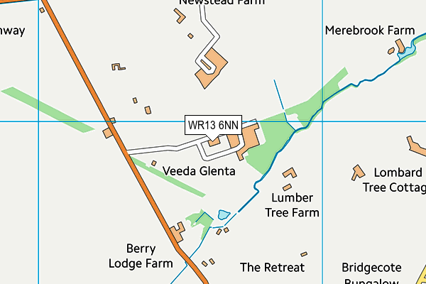 WR13 6NN map - OS VectorMap District (Ordnance Survey)