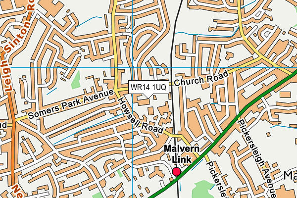 Map of MALVERN ENGINEERING LIMITED at district scale