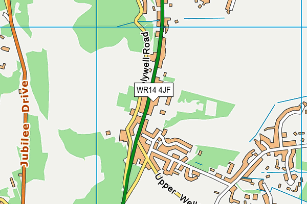 Abbey College in Malvern map (WR14 4JF) - OS VectorMap District (Ordnance Survey)