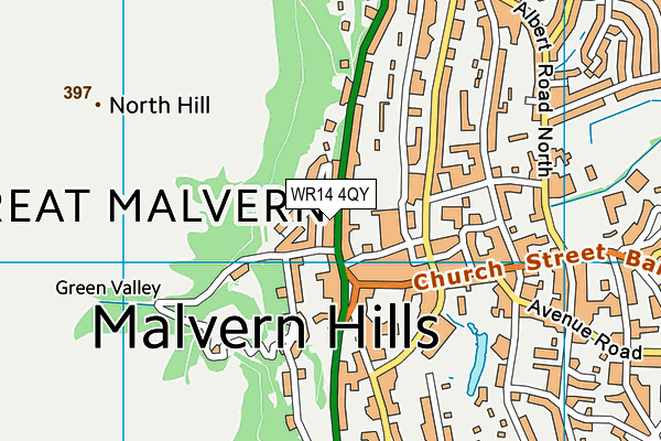 Map of FIELDGRANGE (MALVERN) MANAGEMENT LIMITED at district scale