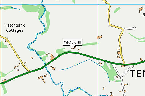 WR15 8HH map - OS VectorMap District (Ordnance Survey)