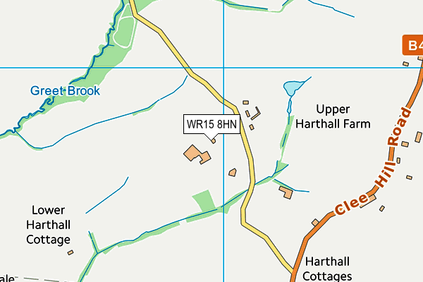 WR15 8HN map - OS VectorMap District (Ordnance Survey)