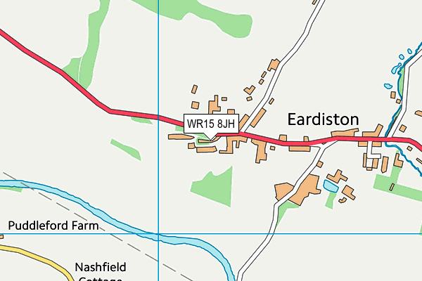 WR15 8JH map - OS VectorMap District (Ordnance Survey)