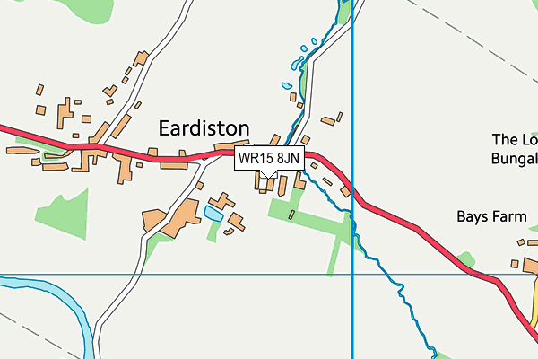 WR15 8JN map - OS VectorMap District (Ordnance Survey)