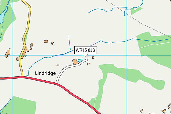 WR15 8JS map - OS VectorMap District (Ordnance Survey)