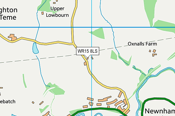 WR15 8LS map - OS VectorMap District (Ordnance Survey)