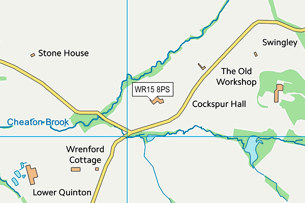 WR15 8PS map - OS VectorMap District (Ordnance Survey)