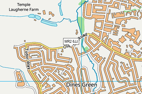 WR2 6JJ map - OS VectorMap District (Ordnance Survey)