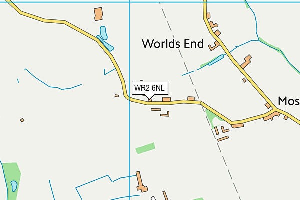 WR2 6NL map - OS VectorMap District (Ordnance Survey)