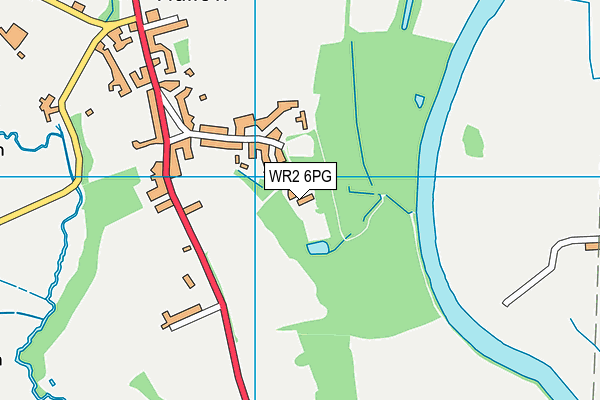WR2 6PG map - OS VectorMap District (Ordnance Survey)