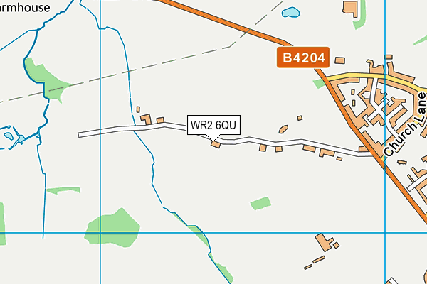 WR2 6QU map - OS VectorMap District (Ordnance Survey)