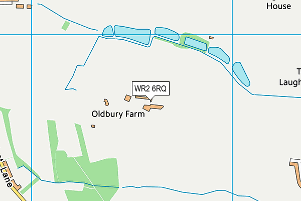 WR2 6RQ map - OS VectorMap District (Ordnance Survey)