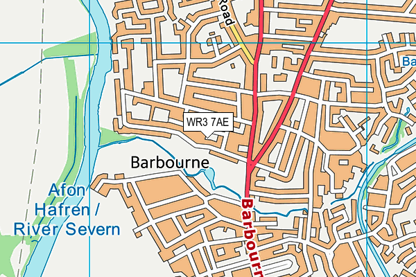 Gheluvelt Park map (WR3 7AE) - OS VectorMap District (Ordnance Survey)