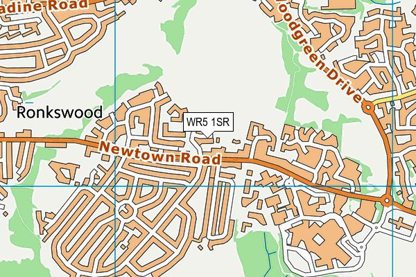 WR5 1SR map - OS VectorMap District (Ordnance Survey)
