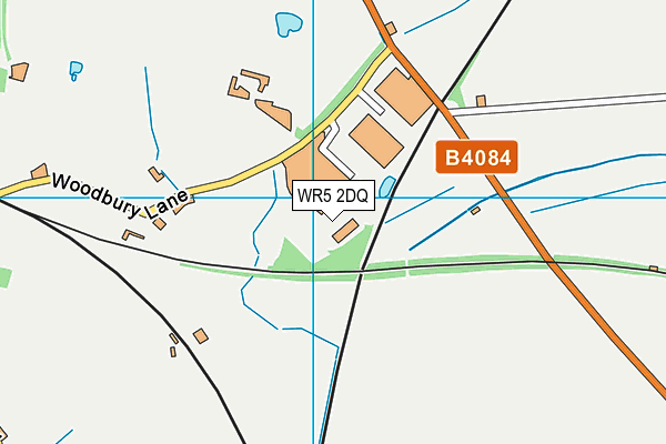 WR5 2DQ map - OS VectorMap District (Ordnance Survey)
