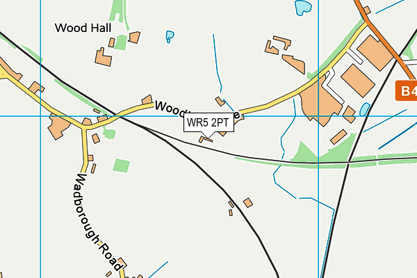 WR5 2PT map - OS VectorMap District (Ordnance Survey)