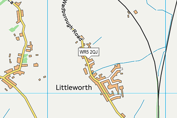 Norton Juxta Kempsey CofE Primary School map (WR5 2QJ) - OS VectorMap District (Ordnance Survey)