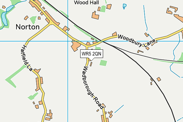 WR5 2QN map - OS VectorMap District (Ordnance Survey)
