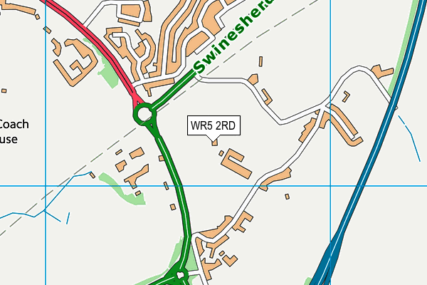 WR5 2RD map - OS VectorMap District (Ordnance Survey)
